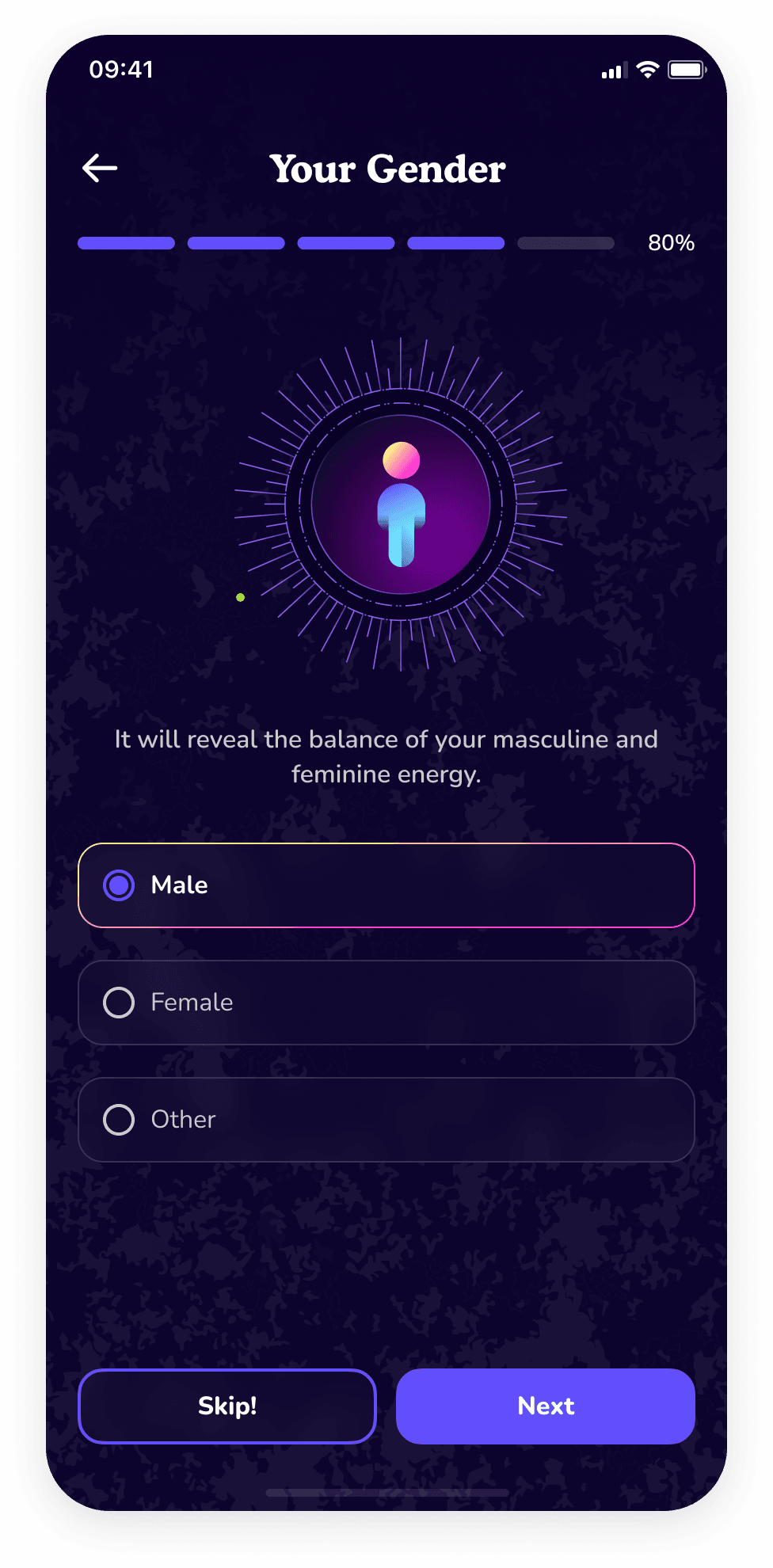 Moonly - Onboarding Screen 4